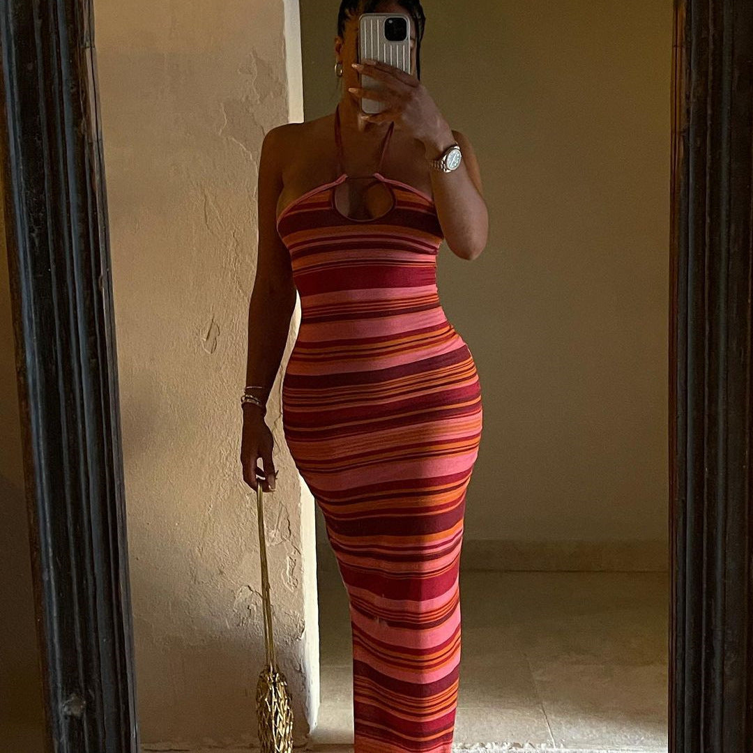 "My Love Don't Cost" Halter Top Dress