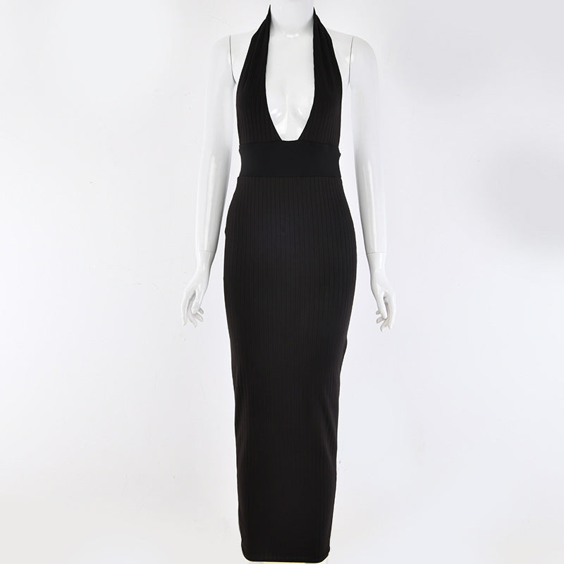 ‘That Girl’ Backless Halter Dress