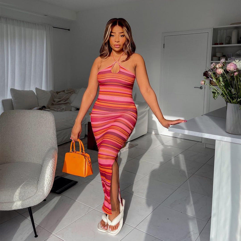 "My Love Don't Cost" Halter Top Dress