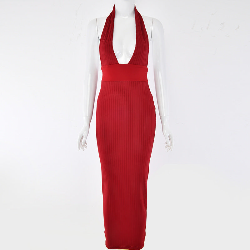 ‘That Girl’ Backless Halter Dress