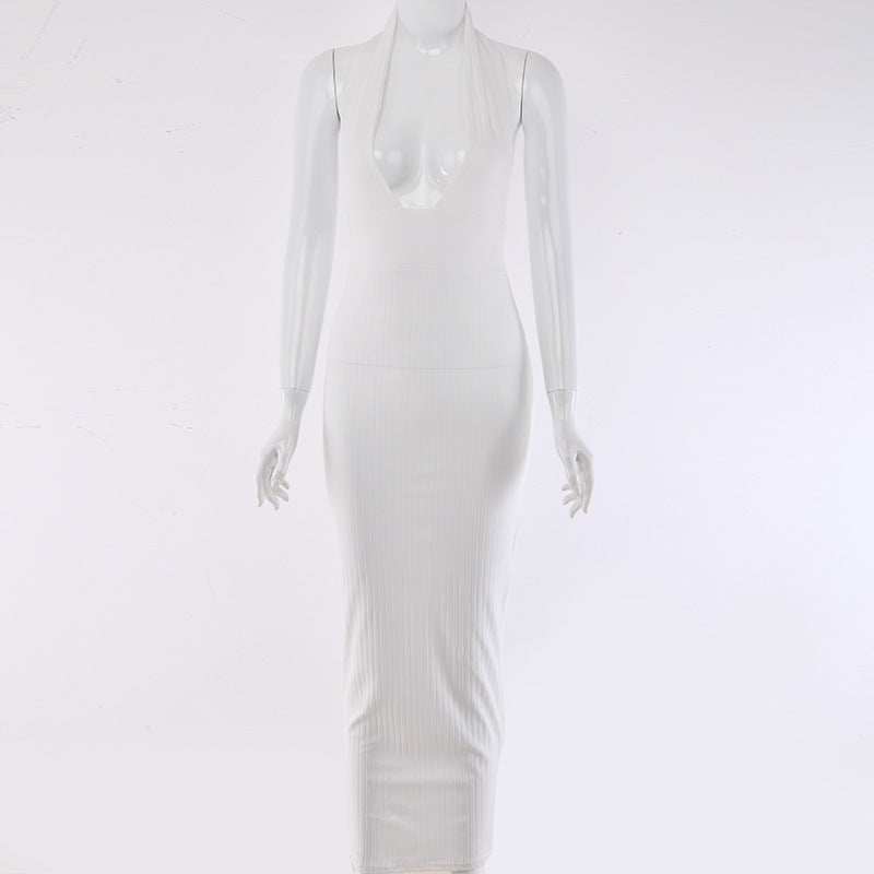 ‘That Girl’ Backless Halter Dress
