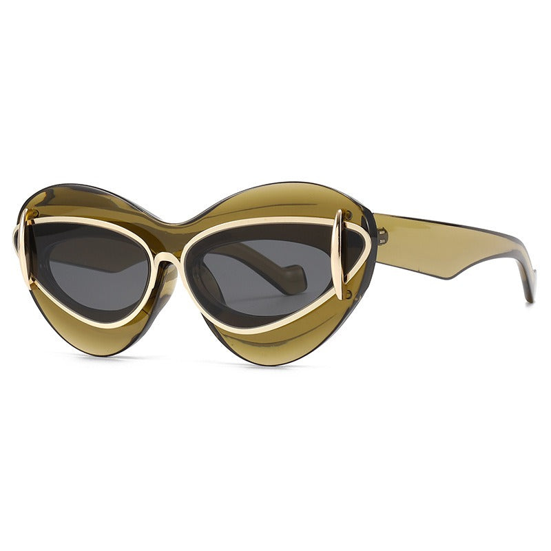 'You could NEVA'  Cateye Sunglasses